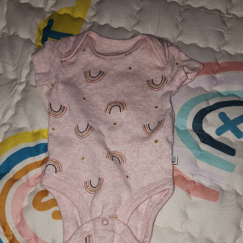 Pink Rainbow Kids One Piece